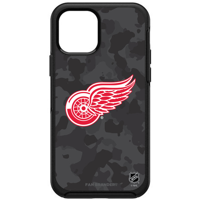 OtterBox Black Phone case with Detroit Red Wings Urban Camo design