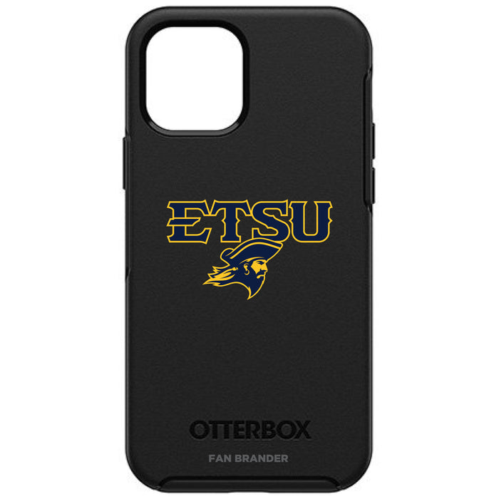 OtterBox Black Phone case with Eastern Tennessee State Buccaneers Secondary Logo