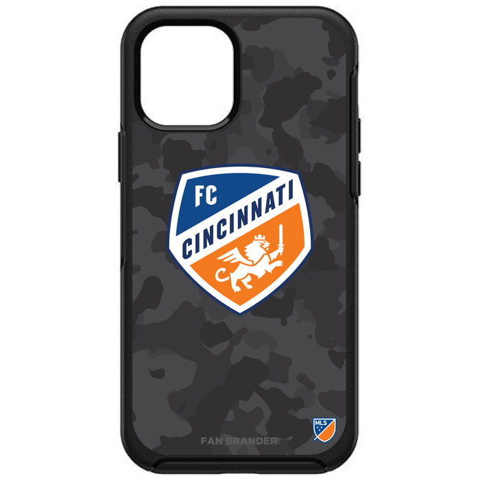 OtterBox Black Phone case with FC Cincinnati Urban Camo Design