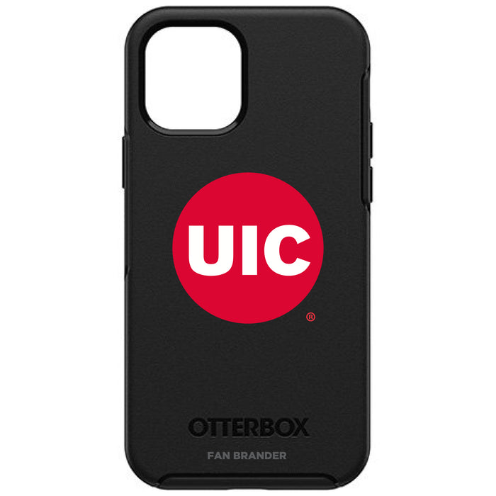 OtterBox Black Phone case with Illinois @ Chicago Flames Primary Logo