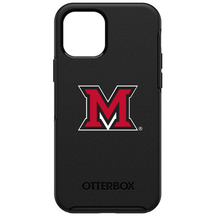 OtterBox Black Phone case with Miami University RedHawks Primary Logo