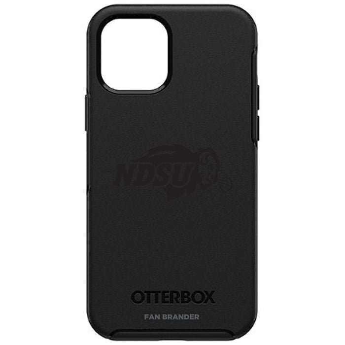 OtterBox Black Phone case with North Dakota State Bison Primary Logo in Black