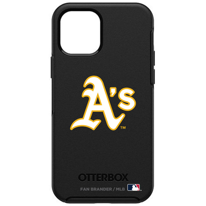 OtterBox Black Phone case with Oakland Athletics Primary Logo