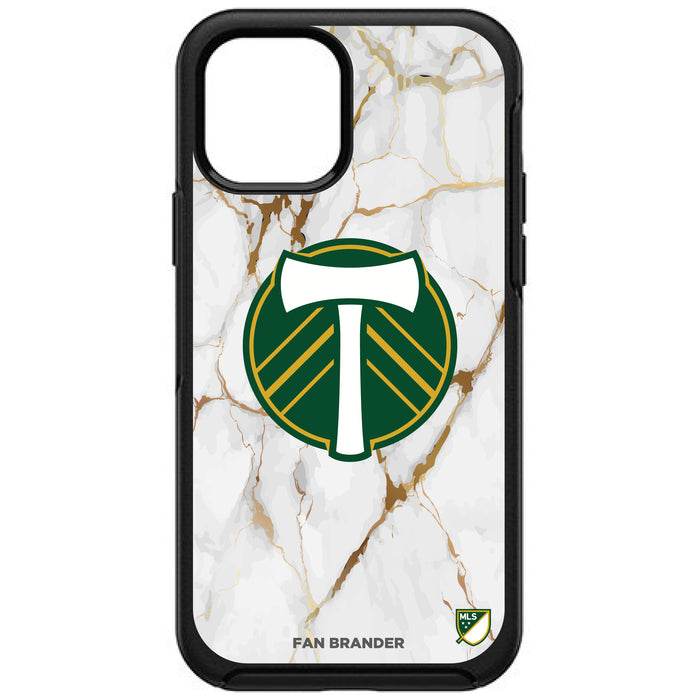 OtterBox Black Phone case with Portland Timbers White Marble Design