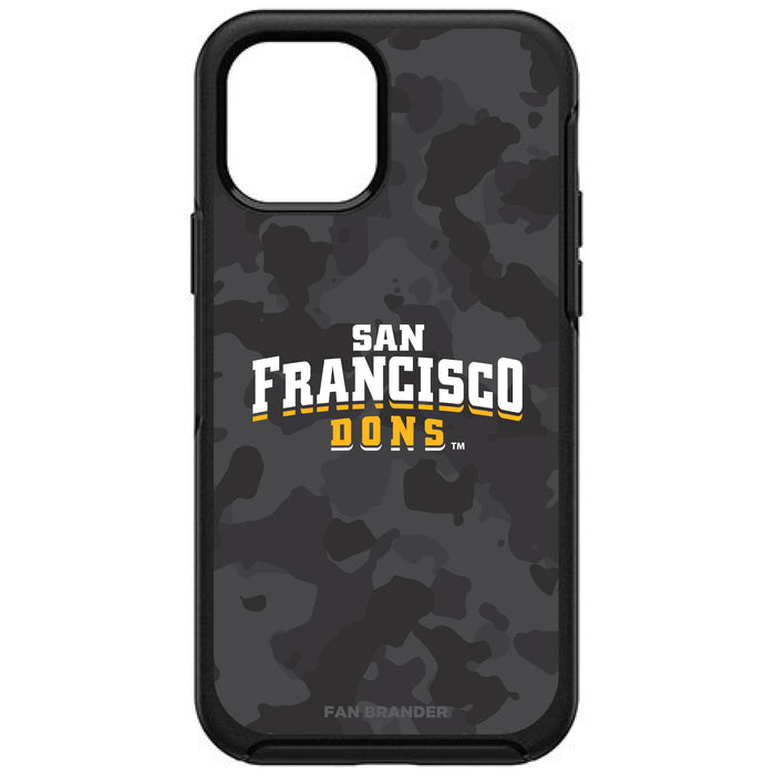 OtterBox Black Phone case with San Francisco Dons Urban Camo Background