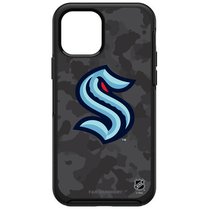 OtterBox Black Phone case with Seattle Kraken Urban Camo design