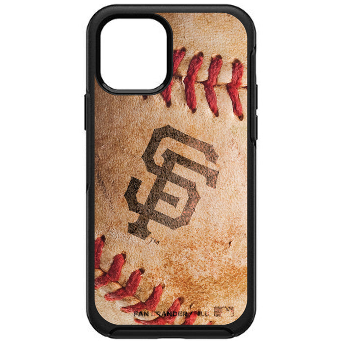 OtterBox Black Phone case with San Francisco Giants Primary Logo and Baseball Design