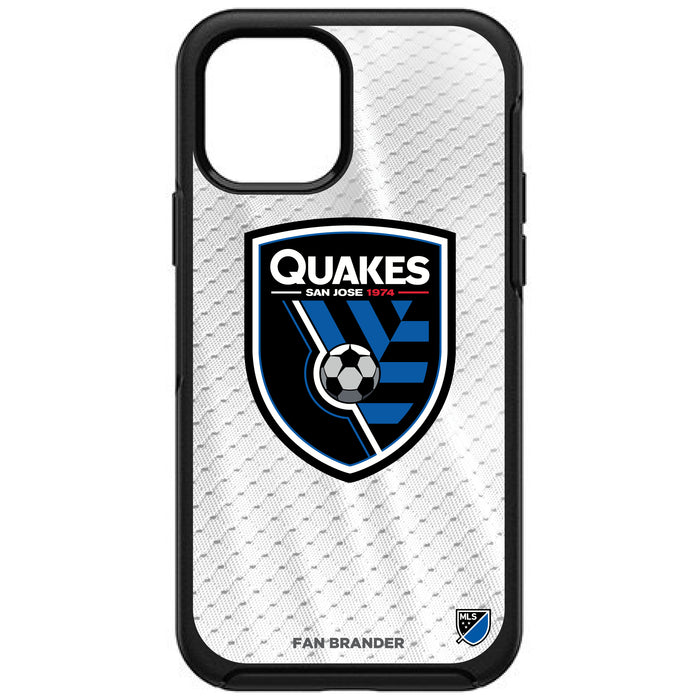 OtterBox Black Phone case with San Jose Earthquakes Primary Logo on Jersey Design
