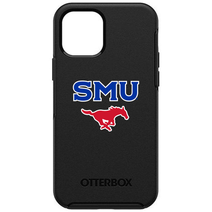 OtterBox Black Phone case with SMU Mustangs Primary Logo