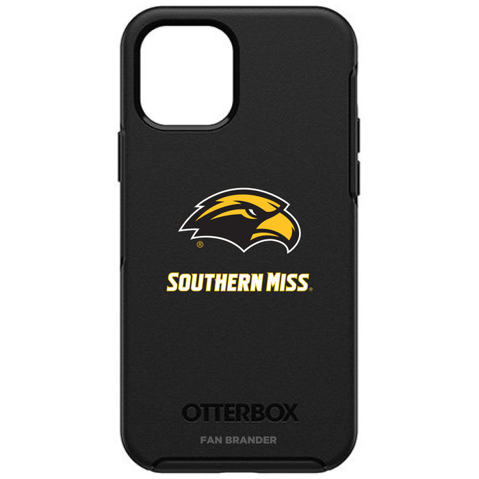 OtterBox Black Phone case with Southern Mississippi Golden Eagles Primary Logo