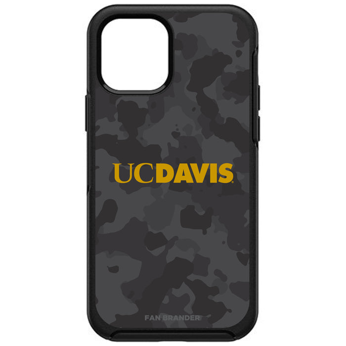 OtterBox Black Phone case with UC Davis Aggies Urban Camo Background