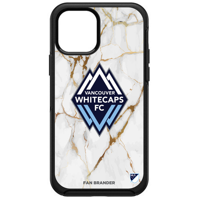 OtterBox Black Phone case with Vancouver Whitecaps FC White Marble Design