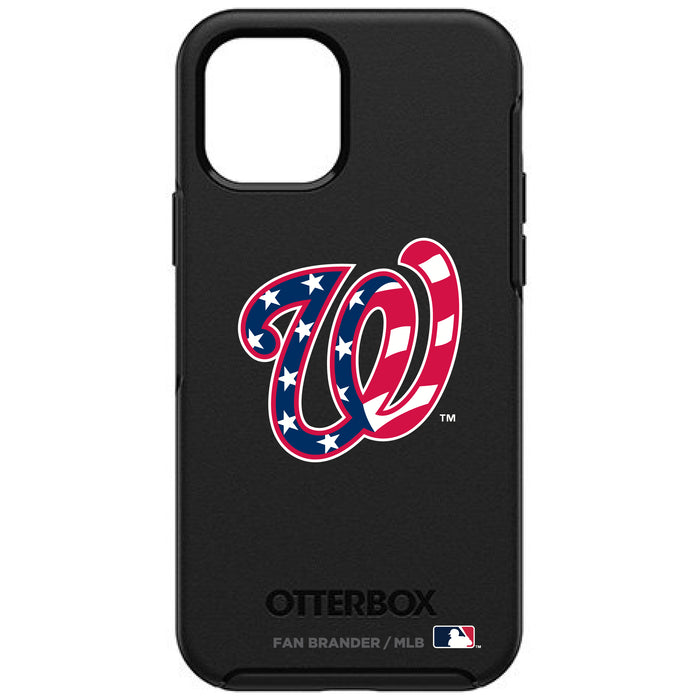 OtterBox Black Phone case with Washington Nationals Secondary Logo