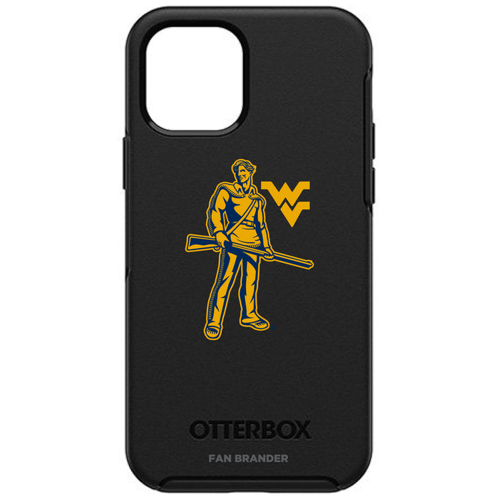 OtterBox Black Phone case with West Virginia Mountaineers Secondary Logo