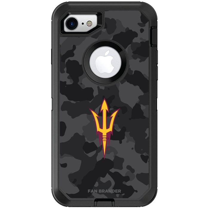 OtterBox Black Phone case with Arizona State Sun Devils Urban Camo Background