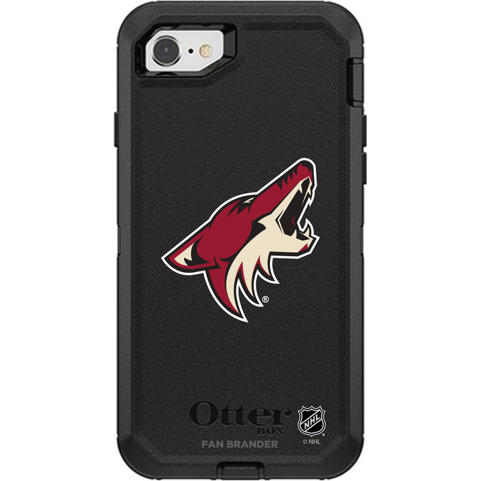 OtterBox Black Phone case with Arizona Coyotes Primary Logo