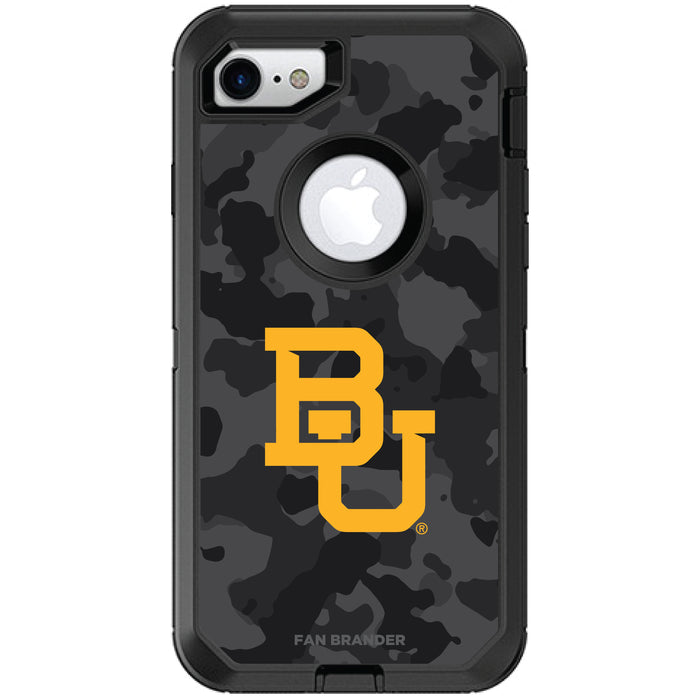 OtterBox Black Phone case with Baylor Bears Urban Camo Background