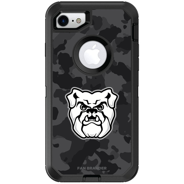 OtterBox Black Phone case with Butler Bulldogs Urban Camo Background