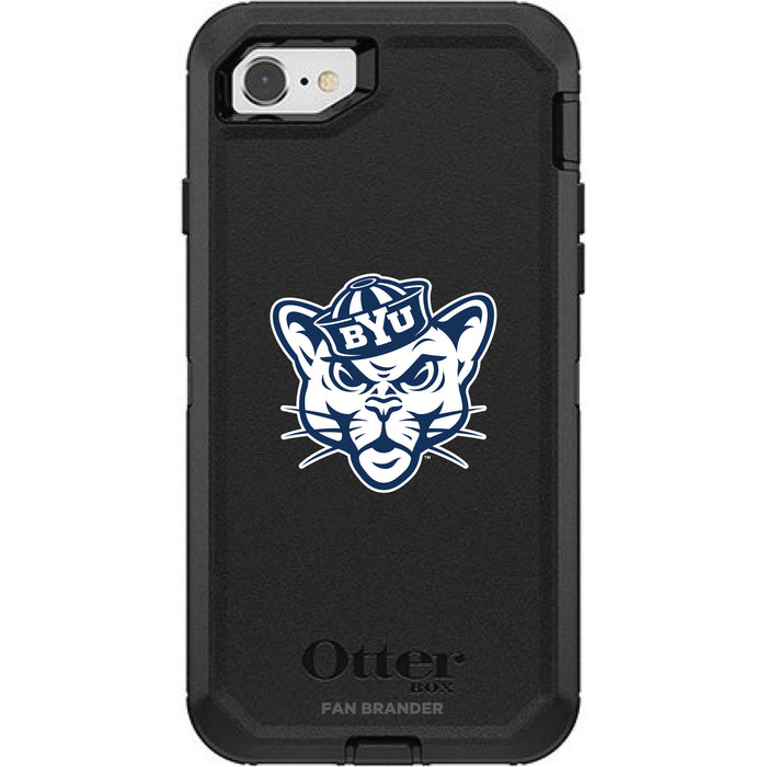 OtterBox Black Phone case with Brigham Young Cougars Secondary Logo