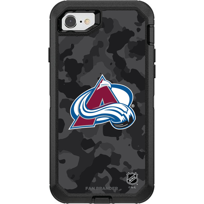 OtterBox Black Phone case with Colorado Avalanche Urban Camo design