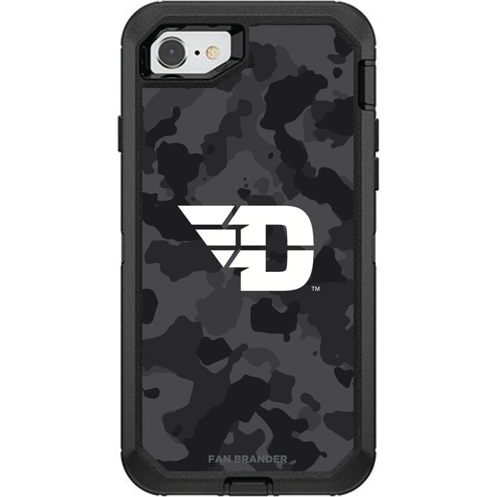 OtterBox Black Phone case with Dayton Flyers Urban Camo Background