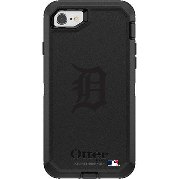 OtterBox Black Phone case with Detroit Tigers Primary Logo in Black