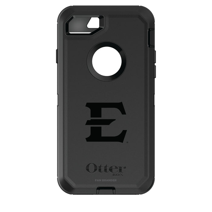 OtterBox Black Phone case with Eastern Tennessee State Buccaneers Primary Logo in Black