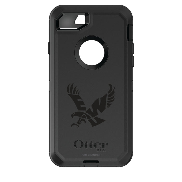 OtterBox Black Phone case with Eastern Washington Eagles Primary Logo in Black