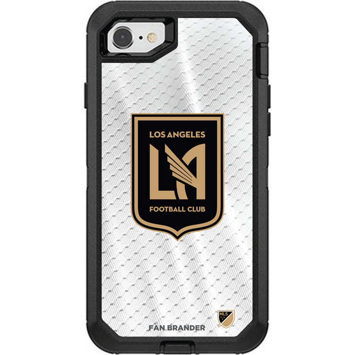 OtterBox Black Phone case with LAFC Primary Logo on Jersey Design