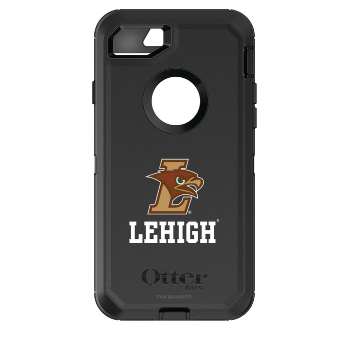 OtterBox Black Phone case with Lehigh Mountain Hawks Primary Logo