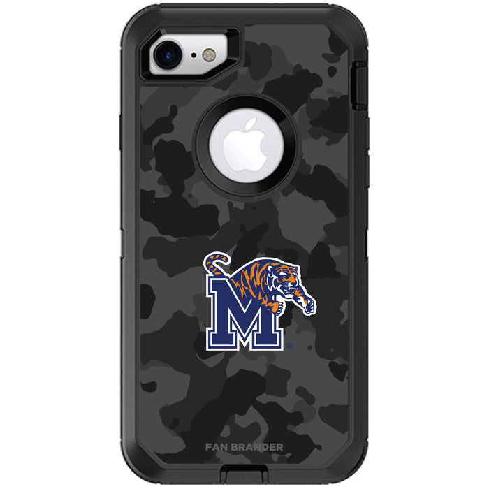 OtterBox Black Phone case with Memphis Tigers Urban Camo Background