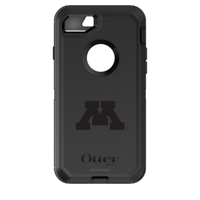 OtterBox Black Phone case with Minnesota Golden Gophers Primary Logo in Black
