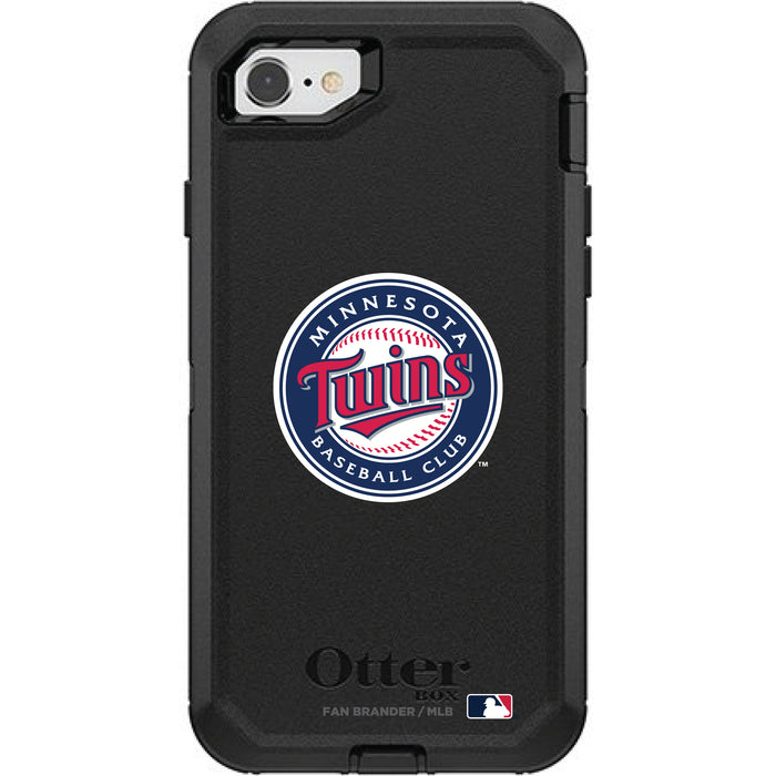 OtterBox Black Phone case with Minnesota Twins Primary Logo