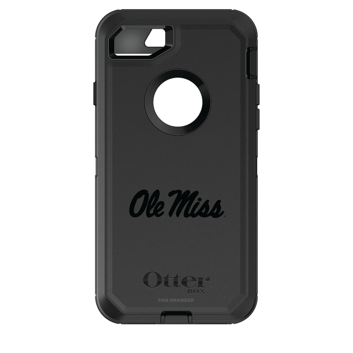 OtterBox Black Phone case with Mississippi Ole Miss Primary Logo in Black