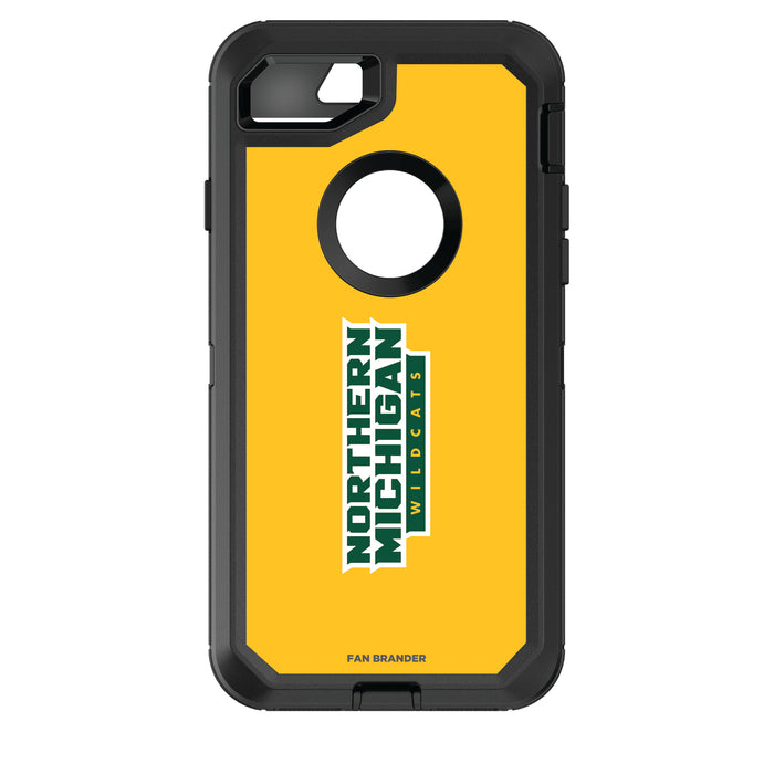 OtterBox Black Phone case with Northern Michigan University Wildcats Wordmark Design