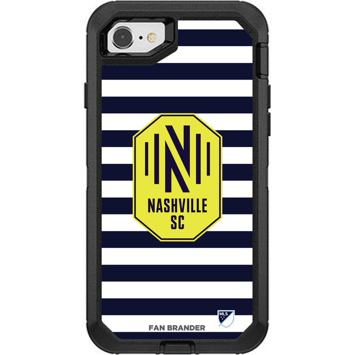 OtterBox Black Phone case with Nashville SC Stripes