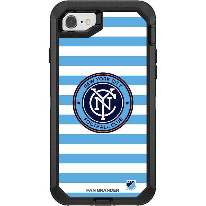 OtterBox Black Phone case with New York City FC Stripes