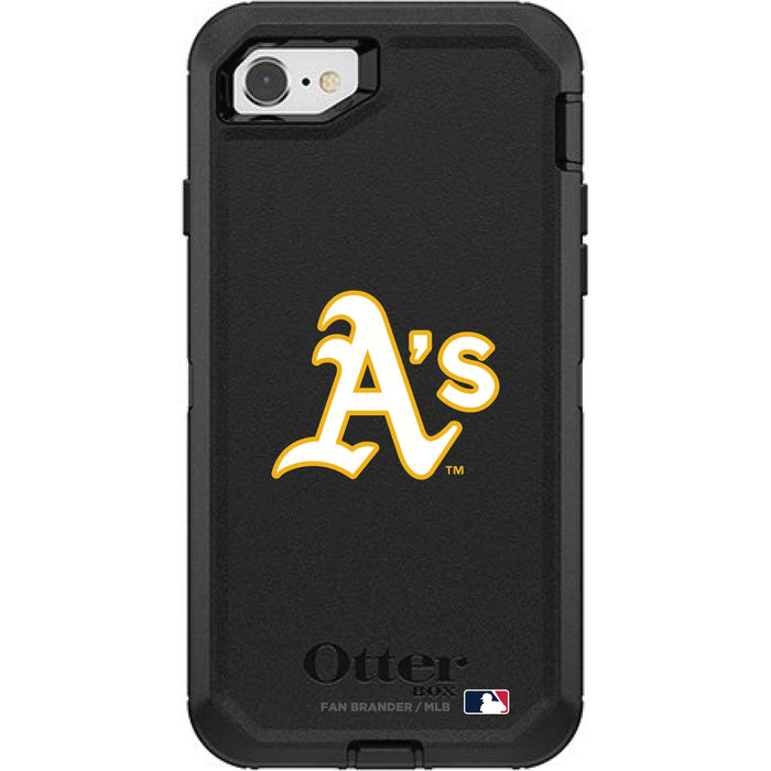 OtterBox Black Phone case with Oakland Athletics Primary Logo