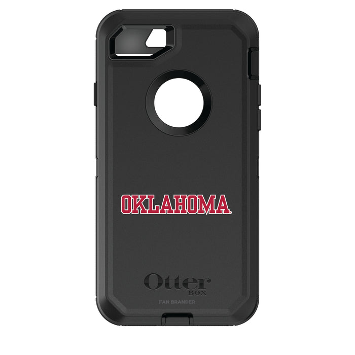 OtterBox Black Phone case with Oklahoma Sooners Secondary Logo