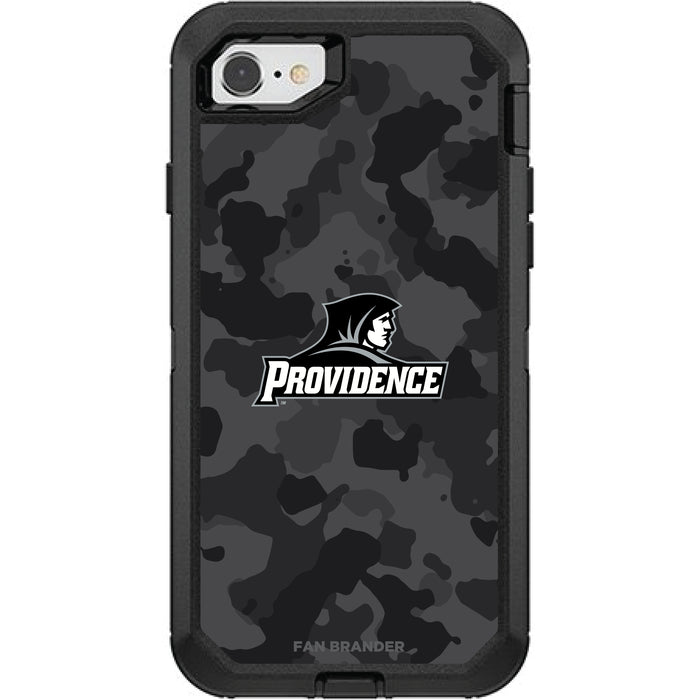 OtterBox Black Phone case with Providence Friars Urban Camo Background