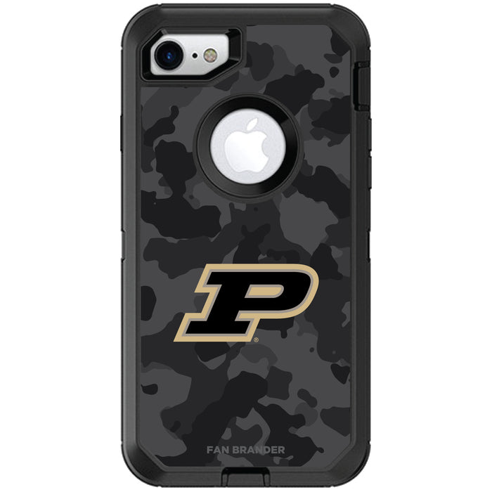 OtterBox Black Phone case with Purdue Boilermakers Urban Camo Background