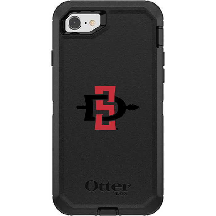 OtterBox Black Phone case with San Diego State Aztecs Primary Logo