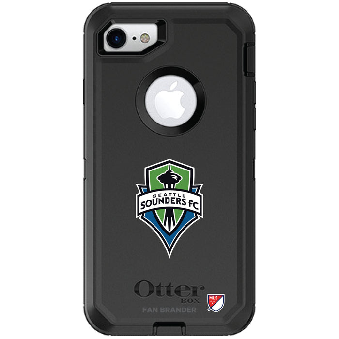 OtterBox Black Phone case with Seatle Sounders Primary Logo