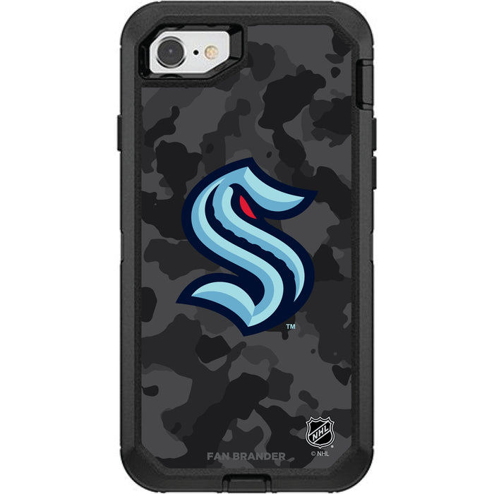 OtterBox Black Phone case with Seattle Kraken Urban Camo design