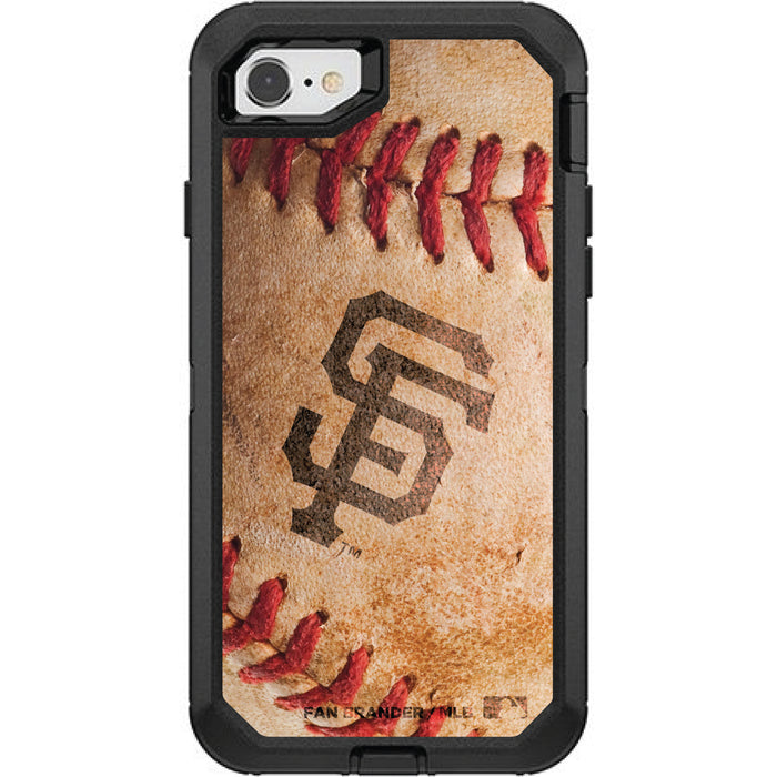 OtterBox Black Phone case with San Francisco Giants Primary Logo and Baseball Design