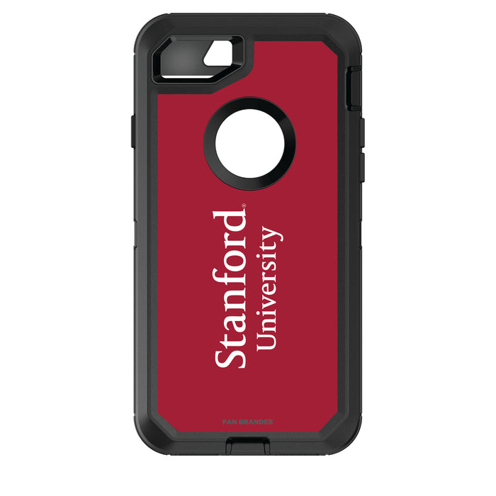 OtterBox Black Phone case with Stanford Cardinal Wordmark Design