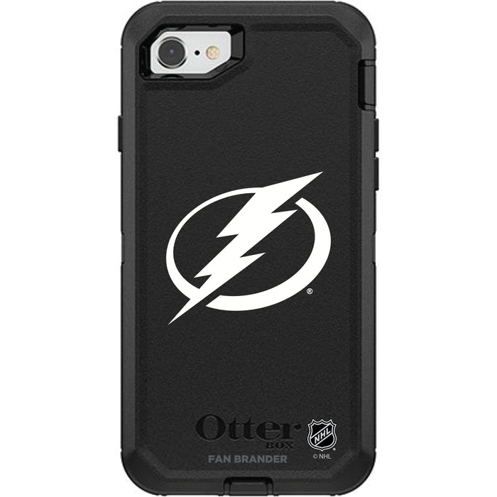 OtterBox Black Phone case with Tampa Bay Lightning Primary Logo