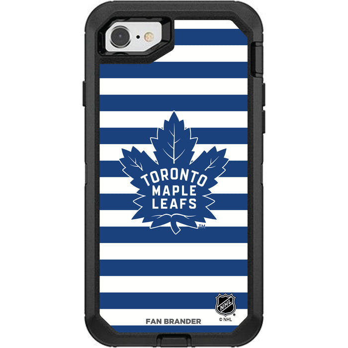 OtterBox Black Phone case with Toronto Maple Leafs Stripes