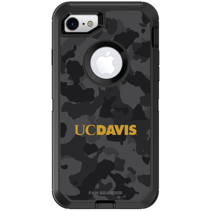 OtterBox Black Phone case with UC Davis Aggies Urban Camo Background