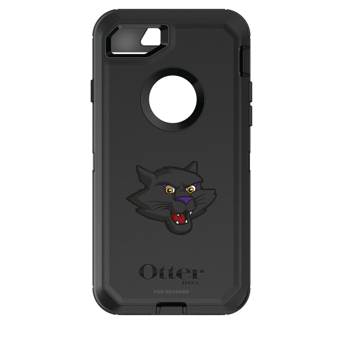 OtterBox Black Phone case with Northern Iowa Panthers Secondary Logo